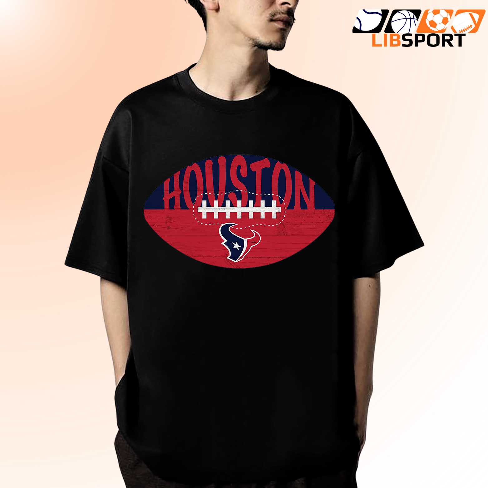 Houston Texans City Football T Shirt, Unisex Nfl Tee